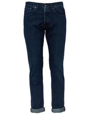 Dondup Straight Jeans - Bleu