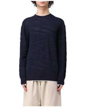 Missoni Round-Neck Knitwear - Blue