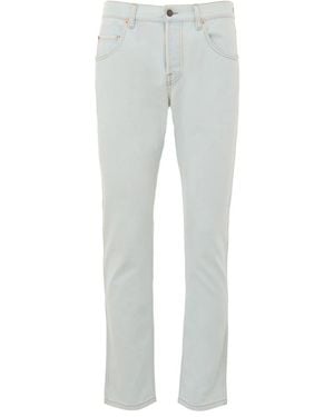 Gucci Blue Cotton Jeans Denim - Gray