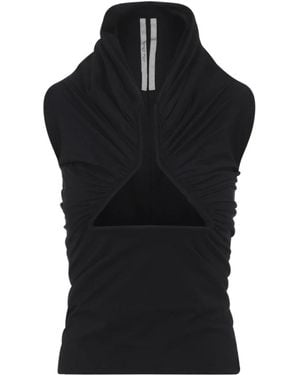 Rick Owens Sleeveless Tops - Noir