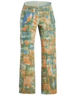 Kiko Kostadinov Straight Jeans - Green