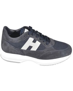 Hogan Schoenen ,Blauw ,Leer Interactive Sneakers