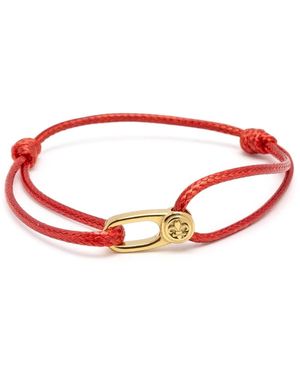 Nialaya String Bracelet With Hook - Rood