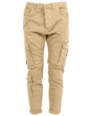 Xagon Man Slim-Fit Trousers - Neutro