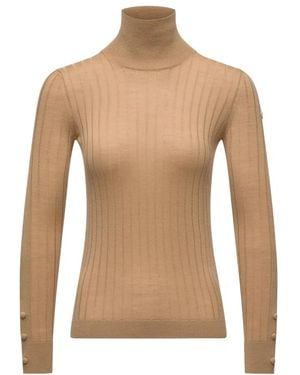 Moncler Turtleneck Sweater - Naturel