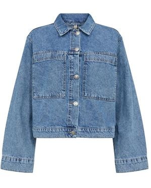 Soya Concept Denim Jackets - Bleu