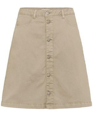 Cream Short Skirts - Neutro