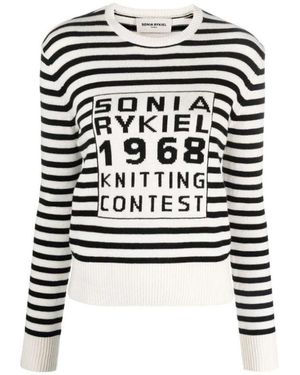 Sonia Rykiel Round-Neck Knitwear - Negro