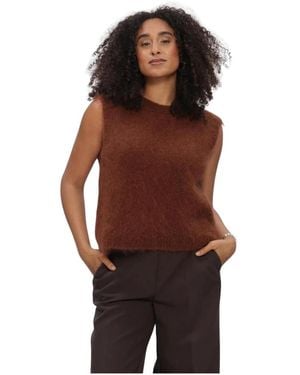 Summum Spencer Kid Mohair Strick - Braun