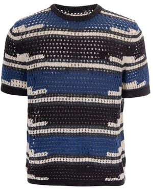 Daily Paper Round-Neck Knitwear - Blue