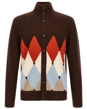 Ballantyne Cardigans - Rojo