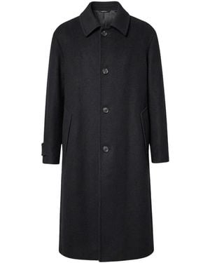 Giorgio Armani Single-Breasted Coats - Black