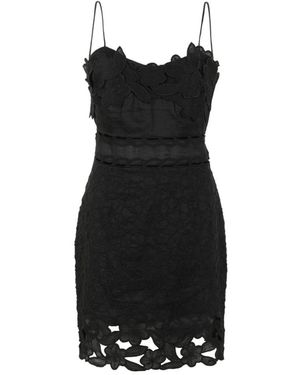 Isabel Marant Kleedjes ,Zwart ,Leer Lace Mini Jurk