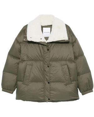 Yves Salomon Winter Jackets - Groen