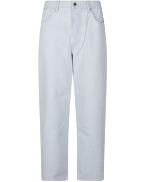 Stone Island Straight Jeans - Bleu