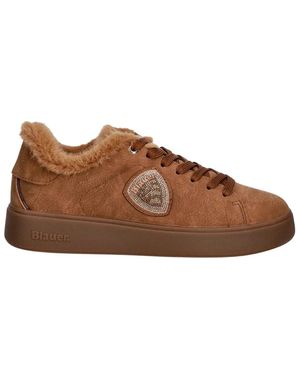Blauer Sneakers - Marrone