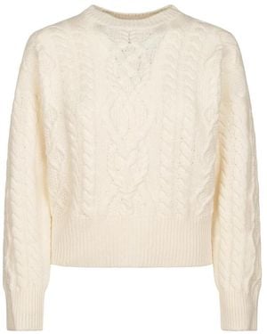Max Mara Round-Neck Knitwear - White