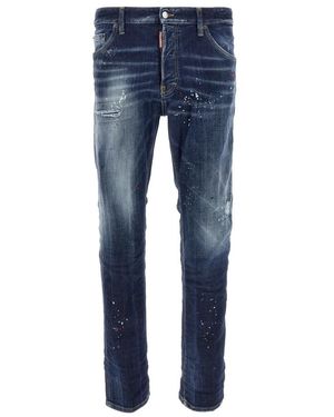 DSquared² Slim-Fit Jeans - Azul