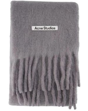 Acne Studios Winter Scarves - Gris
