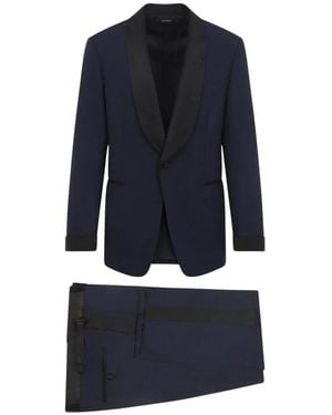 Tom Ford Single Breasted Suits - Azul