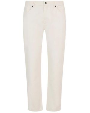 Moschino Straight Fit Jeans - White