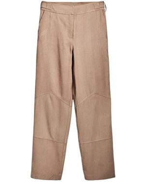 Desigual Tapered Trousers - Natural