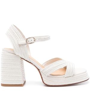 Castañer High Heel Sandalen - Weiß