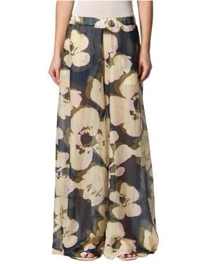 Roberto Collina Wide Trousers - Meerkleurig