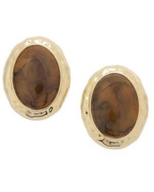 Self-Portrait Earrings - Metallic