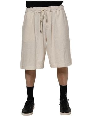 Dolce & Gabbana Long Shorts - Natural