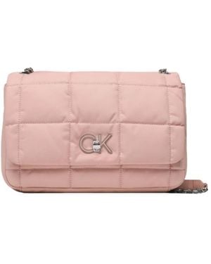 Calvin Klein Cross Body Bags - Pink