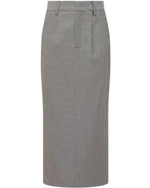 The Seafarer Midi Skirts - Grey