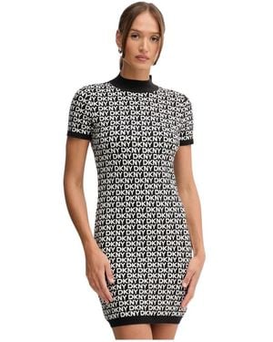 DKNY Knitted Dresses - Gris