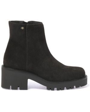Baldinini Schoenen ,Bruin ,Leer D7B709P5 Enkellaars - Zwart