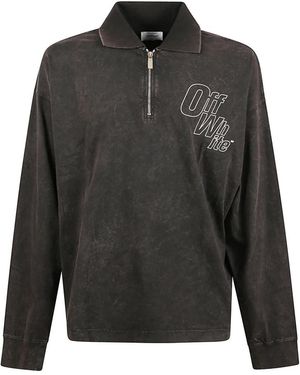 Off-White c/o Virgil Abloh Polo Shirts - Grey