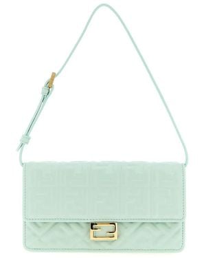 Fendi Baguette Schoudertas - Groen