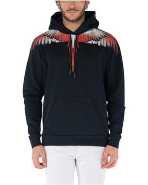 Marcelo Burlon Hoodies - Blue