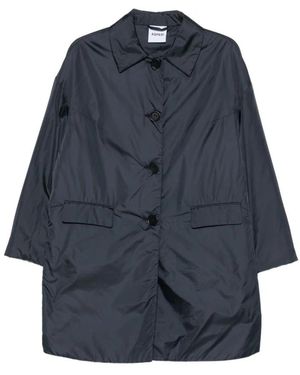 Aspesi Single-Breasted Coats - Azul