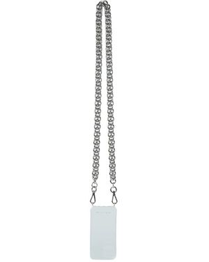 1017 ALYX 9SM Chunky Chain Strap Iphone 12 Hülle - Mettallic
