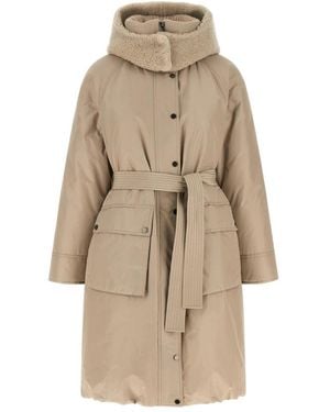 Brunello Cucinelli Down Coats - Natural