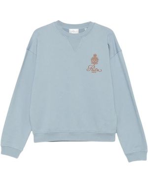 FRAME Hoodies & Sweatvesten ,Blauw ,Katoen Mp 27Jss 003 Sweatshirt