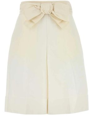 Valentino Garavani Casual Shorts - Natural