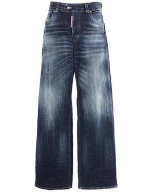 DSquared² Wide Jeans - Azul