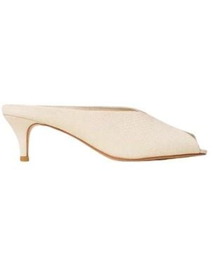 Twinset Heeled Mules - Natural