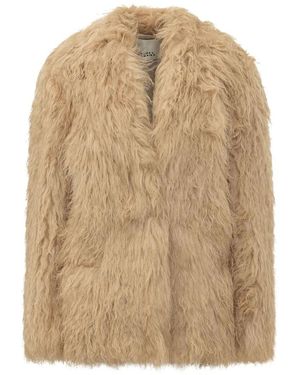 Isabel Marant Jassen ,Geel ,Faux Fur & Shearling Jassen - Naturel