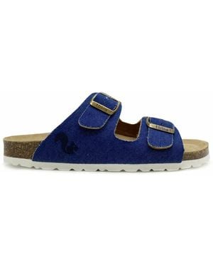 Thies 1856 Rec Denim Sandalen Für Herren - Blau
