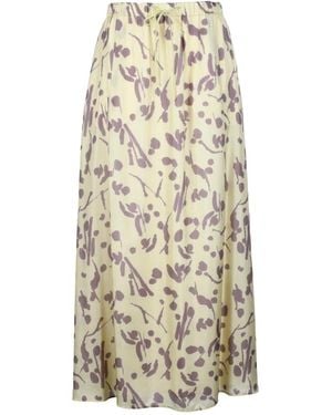 Alysi Maxi Skirts - Natural