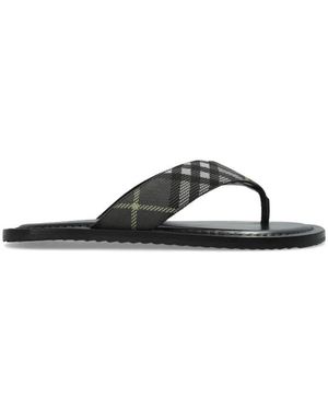 Burberry Schoenen ,Zwart ,Leer Pavilion Sandalen