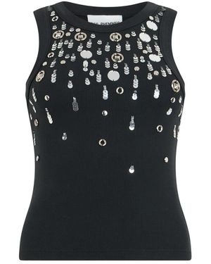 Des Phemmes Sleeveless Tops - Noir
