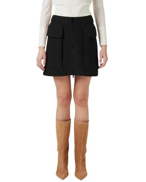 Iceberg Rokken ,Zwart ,Wol Gonna Jersey
